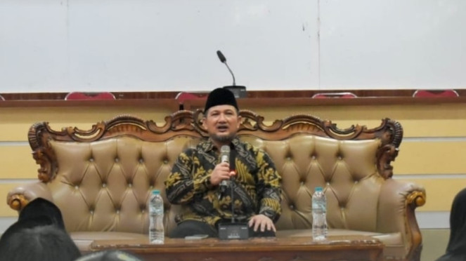 Ketua Forum Silaturahmi Pondok Pesantren se-Tangerang Selatan KH Aditya Warman