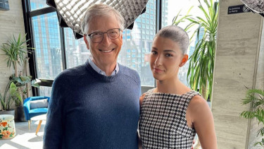 Bill Gates dan putrinya, Phoebe Gates