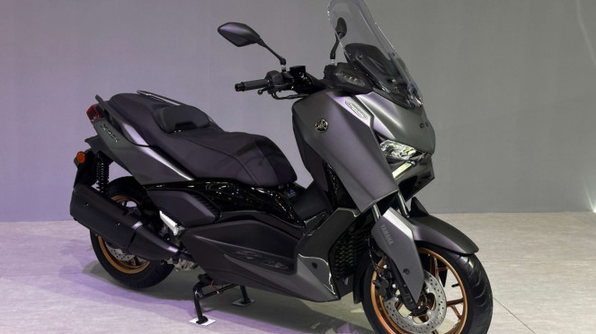 Tampilan Yamaha XMAX Connected TechMAX di IMOS 2025