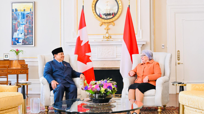 Prabowo bertemu Gubernur Jenderal Kanada, Mary Simon, di Rideau Hall