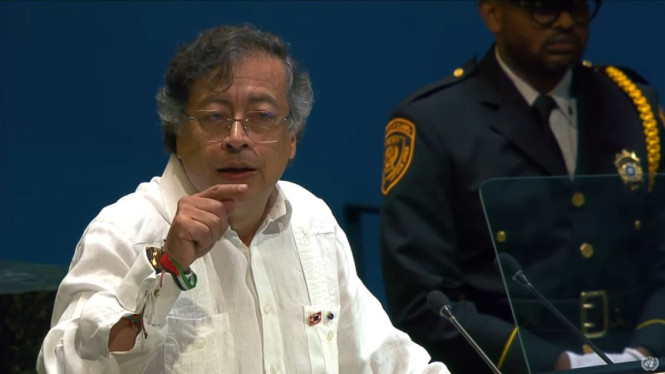 Presiden Kolombia, Gustavo Petro di Sidang Umum PBB