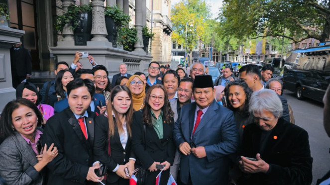 Presiden Prabowo tiba di Amsterdam, Belanda