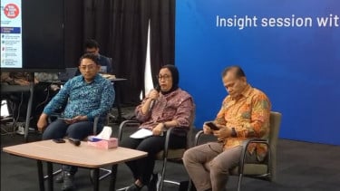 Wakil Kepala BGN Nanik S Deyang menggelar jumpa pers 