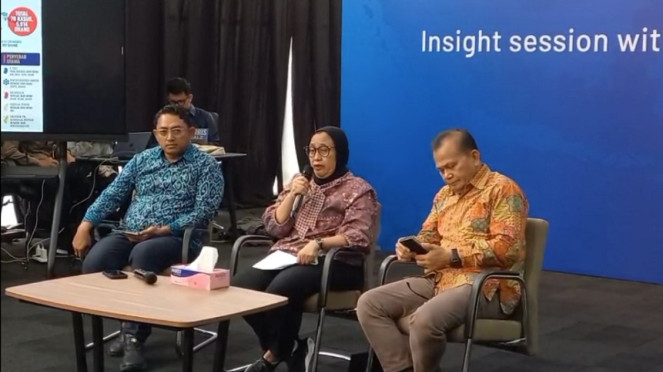 Wakil Kepala BGN Nanik S Deyang menggelar jumpa pers 