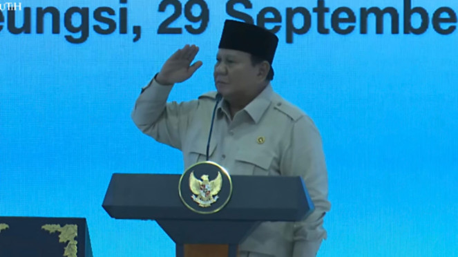 Presiden Prabowo hadir di acara KPR FLPP dan serah terima kunci di Cileungsi