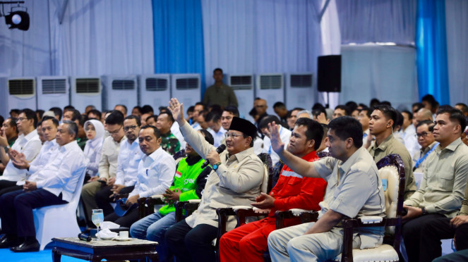 Presiden Prabowo hadir di acara KPR FLPP dan serah terima kunci di Cileungsi