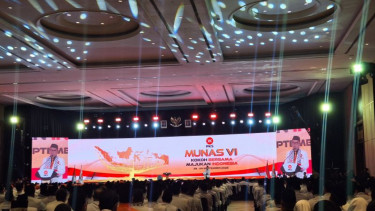 Presiden PKS Almuzzammil Yusuf di Munas VI PKS