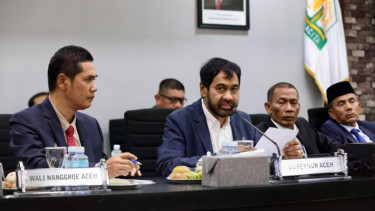 Gubernur Aceh Muzakir Manaf atau Mualem 