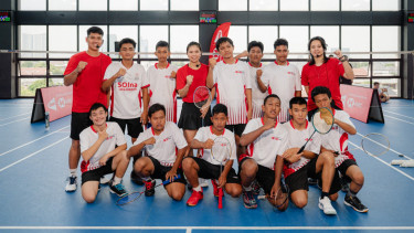 Coaching Clinic dengan Greysia Polii