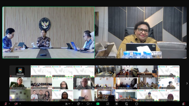 Rapat evaluasi bulanan percepatan eliminasi malaria di Tanah Papua