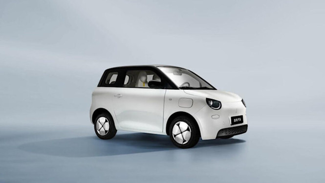 Mobil listrik  Aishang A100C yang jadi sub brand Wuling