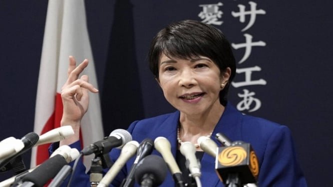 Sanae Takaichi terpilih sebagai presiden Partai Demokrat Liberal (LDP) Jepang