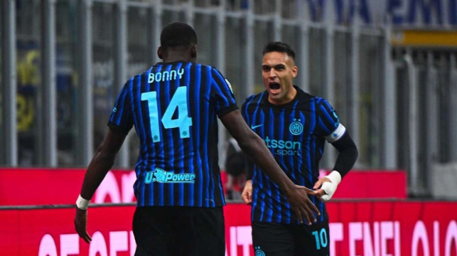 Pemain Inter Milan rayakan gol Lautaro Martinez, 1. ANTV Sajikan Laga Membara AS Roma Vs Napoli, Catat Jadwalnya, 2. Live di ANTV, Pertempuran Raksasa Serie A: AC Milan Vs Lazio, 3. ANTV Panaskan Liga Italia, Inter Milan Hadapi Ancaman Pisa yang Sedang Menggila, 4. Andrew Jung Minta Persib Move On dari Singapura, Fokus Bangkit Lawan Madura United