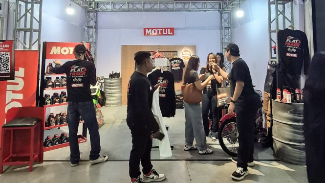 Booth Motul di Kustomfest 2025