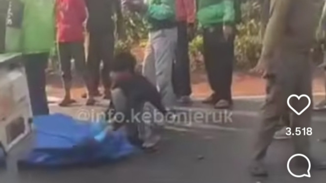 Korban kecelakaan motor di Daan Mogot tewas dilindas truk