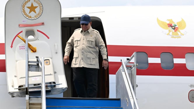 Presiden Prabowo tiba di Bangka Belitung