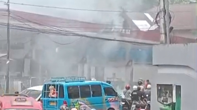 SPBU di Ambon Terbakar