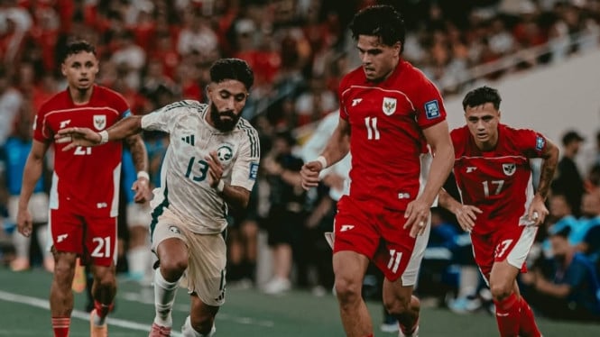 Duel Timnas Indonesia vs Arab Saudi