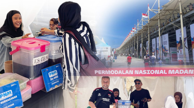 UMK binaan PNM di ajang MotoGP Mandalika.