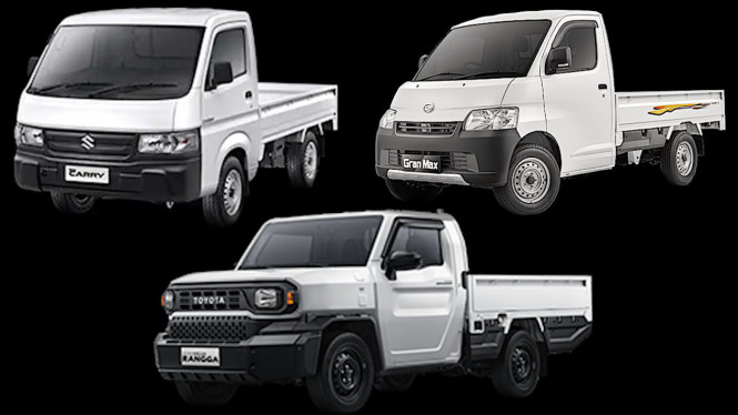 Suzuki Carry vs Toyota Hilux Rangga vs Daihatsu Gran Max