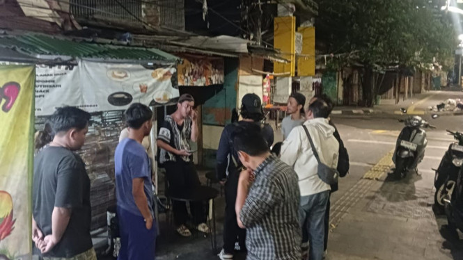 Lokasi Warkop yang diserang geng motor