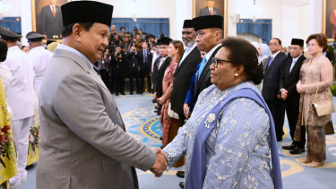 Presiden Prabowo Beri Ucapan Selamat kepada Wamendagri Ribka Haluk