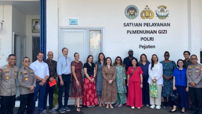 Rockefeller Foundation kunjungi SPPG Polri Pejaten