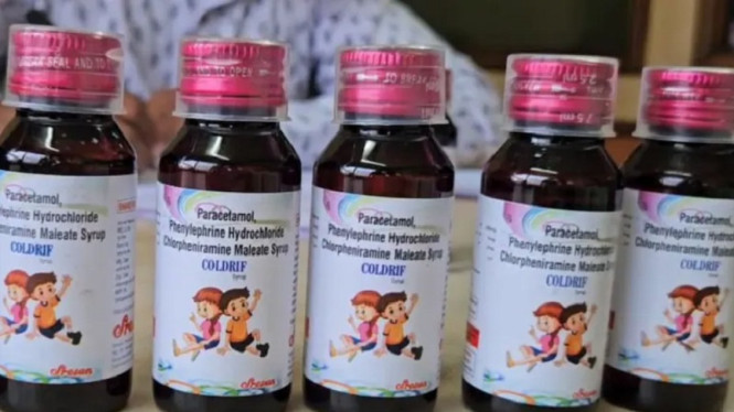 Sirup obat batuk di India beracun menewaskan 21 anak-anak