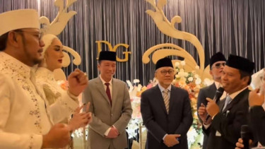Jokowi dan Zulhas Hadiri pernikana Wali Kota Tegal