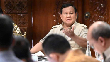 Presiden RI Prabowo Subianto gelar ratas di Kertanegara IV, Jakarta Selatan 