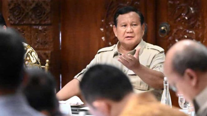 Presiden RI Prabowo Subianto gelar ratas di Kertanegara IV, Jakarta Selatan 