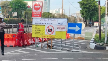 Penutupan Jalan Arjuna Selatan Kebon Jeruk