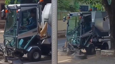 Viral Mobil Penyapu Jalan Senilai Rp1,1 Miliar di Tuban Tuai Kritik