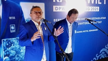 Menko Bidang Pangan (Ketua Umum PAN) Zulkifli Hasan (Zulhas) di Semarang