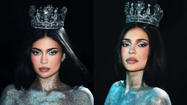 Kylie Jenner pakai crown buatan desainer aksesoris Indonesia, Rinaldy Yunardi