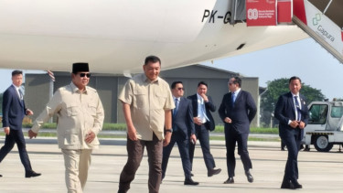 Presiden RI Prabowo Subianto tiba di Tanah Air usai menghadiri KTT Perdamaian Gaza