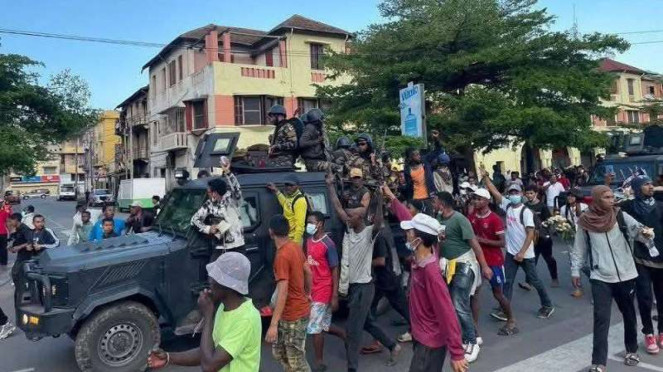 Militer Madagaskar bergabung bersama demonstran unjuk rasa anti-pemerintah