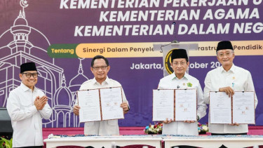 Tiga kementerian teken kesepakatan tindak lanjut tragedi Ponpes Al Khoziny 