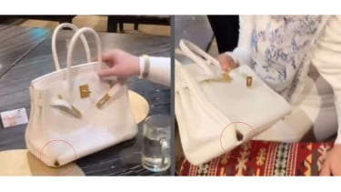 Tas Hermes Birkin milik Tasyi Athasyia terbakar