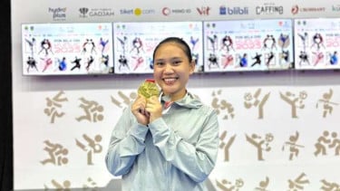 Atlet-atlet taekwondo Garbha Presisi Polri