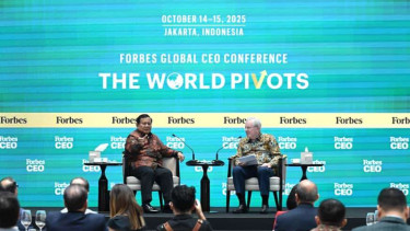 Presiden RI Prabowo Subianto dan Chairman and Editor-in-Chief Forbes Media, Steve Forbes 
