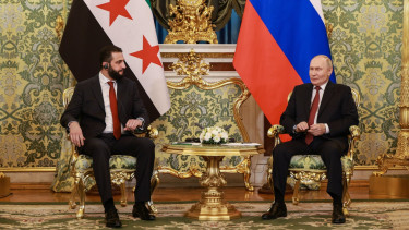 Presiden Suriah Ahmed al-Sharaa bertemu Presiden Vladimir Putin di Moskow