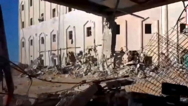 Rumah Sakit (RS)  Indonesia di Gaza porak-poranda dirudal Israel