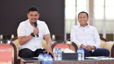 Pertemuan Gubernur Sumut Bobby Nasution dengan Dirjen Perhubungan Darat Aan Suhanan