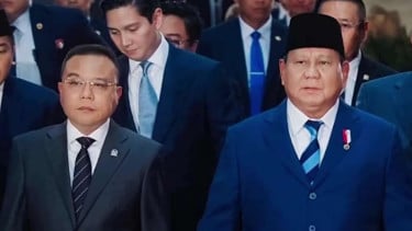 Presiden RI Prabowo Subianto dan Wakil Ketua DPR RI Sufmi Dasco Ahmad