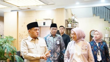 Wamenag Romo Syaii dan Menpan RB Rini Widyantini