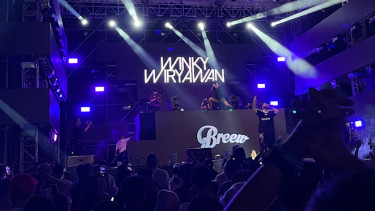 DJ Winky dan MC Breew di BRAVE, Bintan