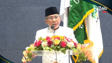 Ketua Umum PBNU KH Yahya Cholil Staquf atau Gus Yahya