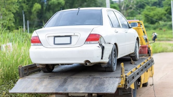 Ilustrasi Mobil Towing