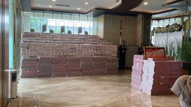 Uang sitaan Rp13 T di Kejagung
